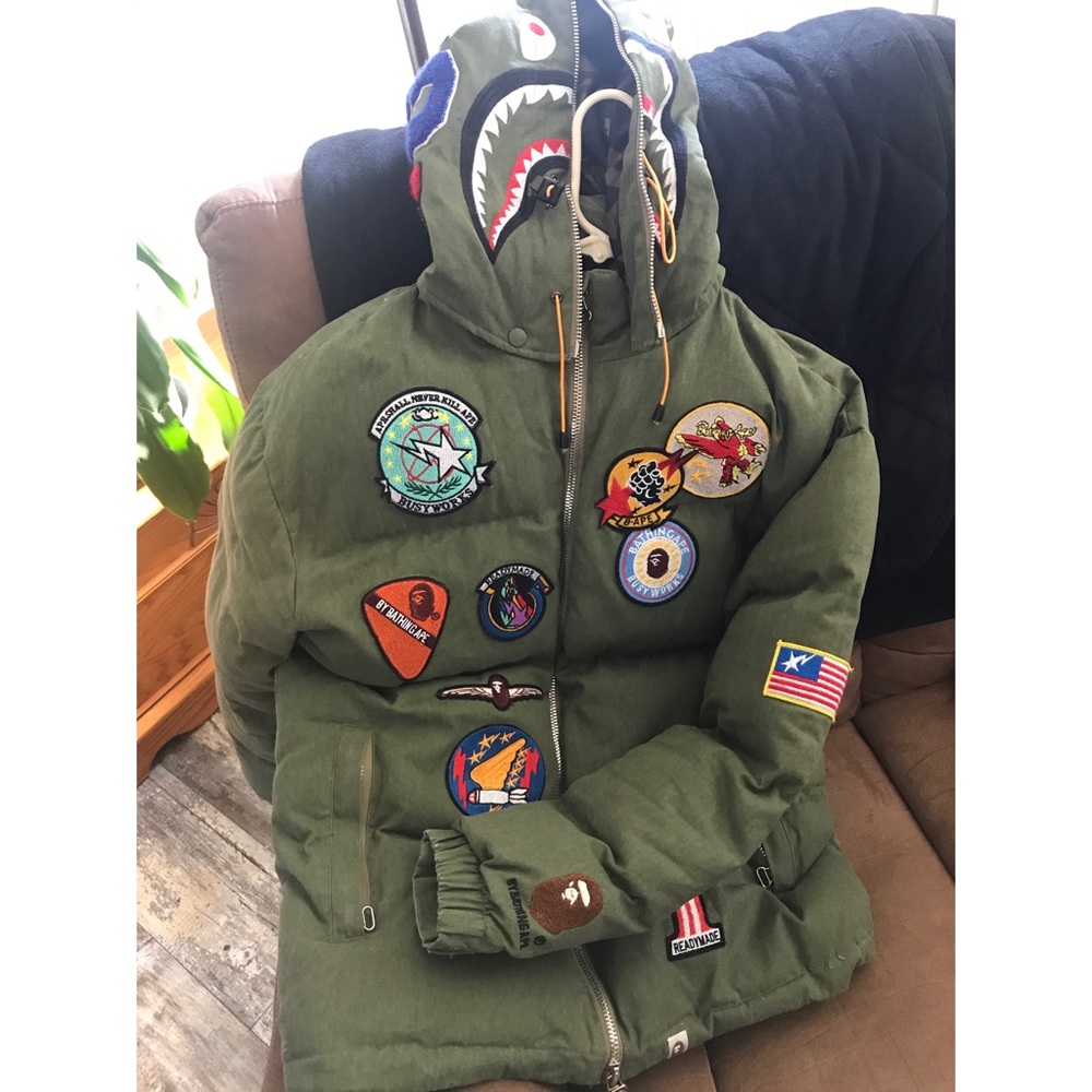 Men’s Bape puffer jacket